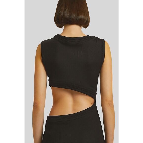 Christopher Esber SKEWED NECK MULTI BIND DRESS IN BLACK AU6/US2 - Picture 4 of 9